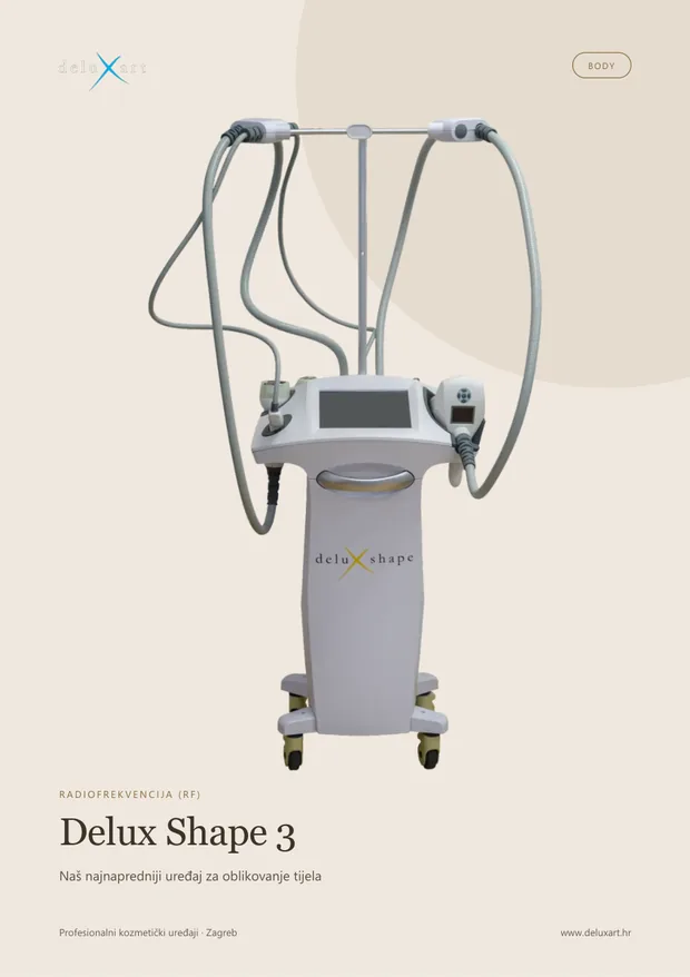 Naslovnica brošure — Delux Shape 3