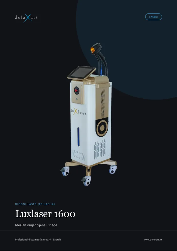 Naslovnica brošure — Luxlaser 1600