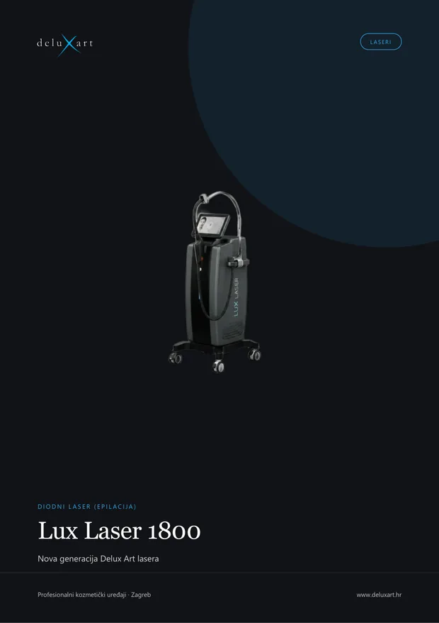 Naslovnica brošure — Lux Laser 1800